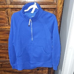 lululemon Scuba Oversized Funnel Neck 1/2 Zip. Bum Covering, CEBL-XS/S!! BEAUTY